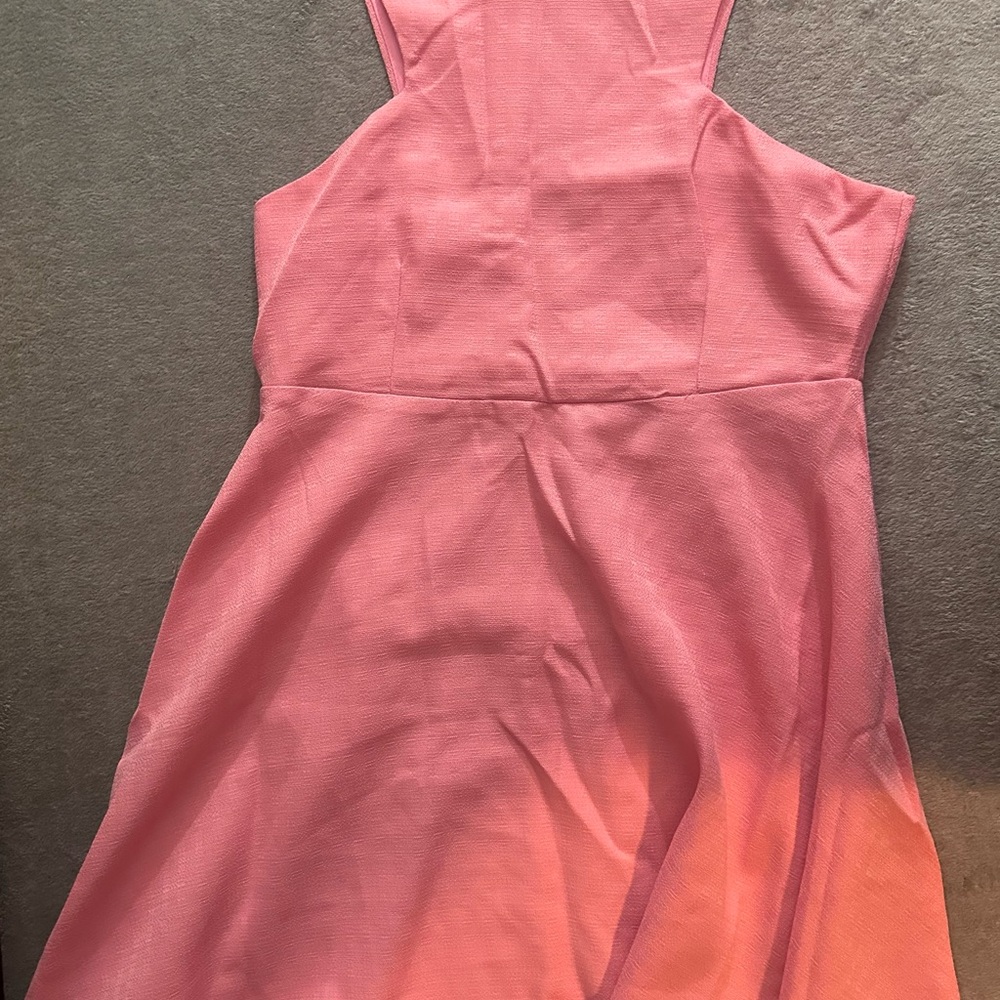 Elegant Pink Sleeveless Dress